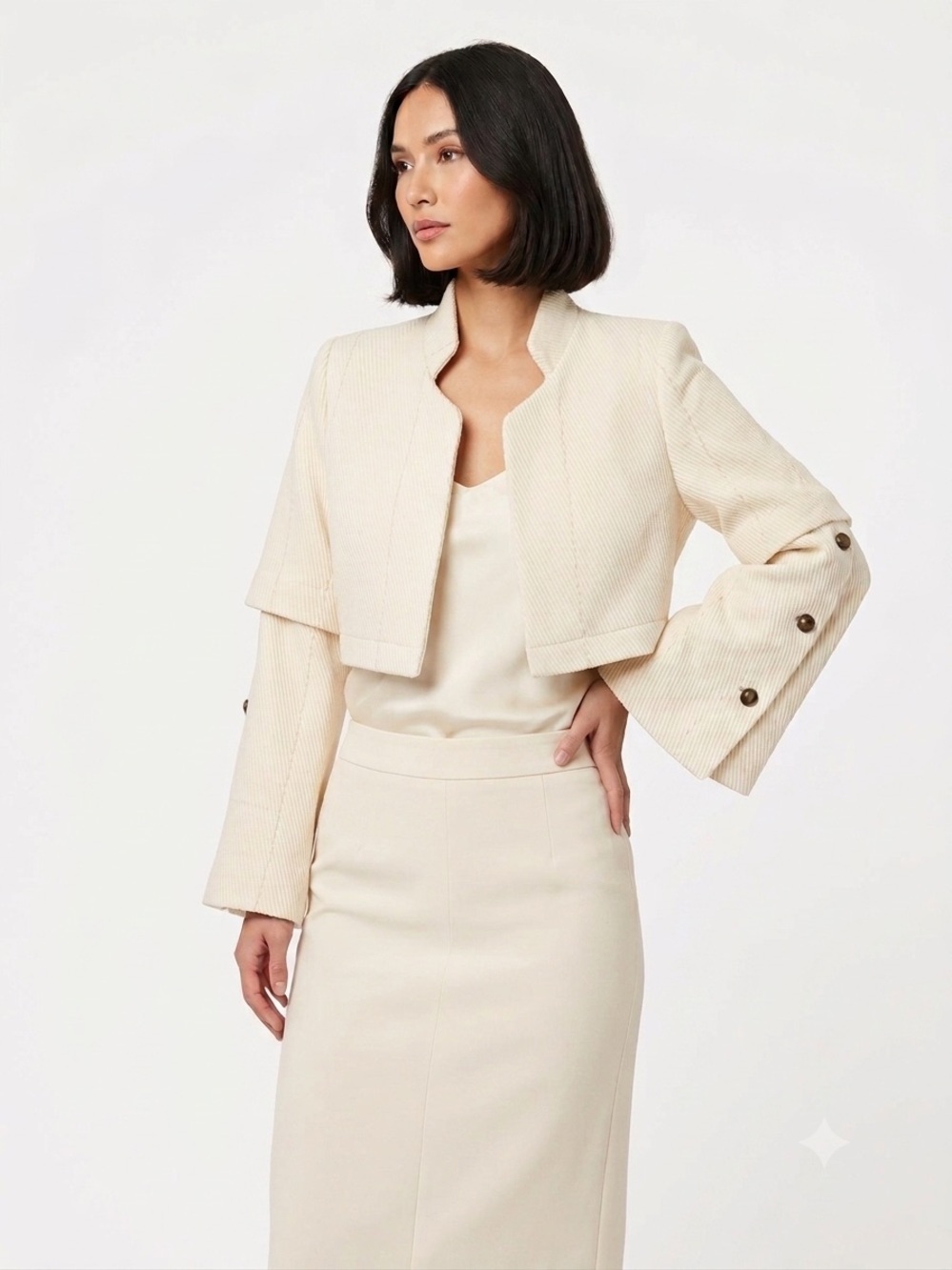 LAHIVE Ryla Convertible Knit Jacket Size Small - Picture 3 of 14